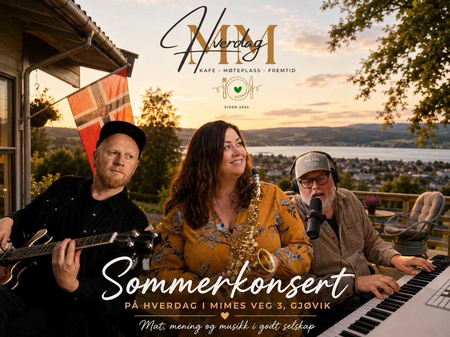 Sommerkonsert med Lewi, Frøydis og Peter